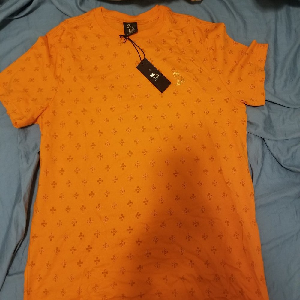 Brand New OVO Orange Owl Logo T Shirt (S)